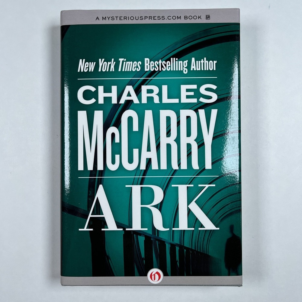 Signed Ark Charles McCarry Hardcover Dust Jacket Book Mysteriouspress
